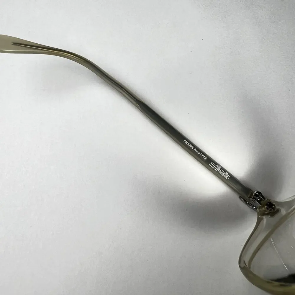 SILHOUETTE M1014 C565 Transparent eyeglasses sunglasses vintage ONLY FRAME
